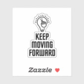 Behalt vorwärts aufkleber (Blatt)