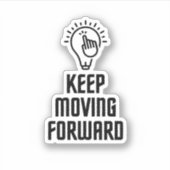 Behalt vorwärts aufkleber (Vorderseite)