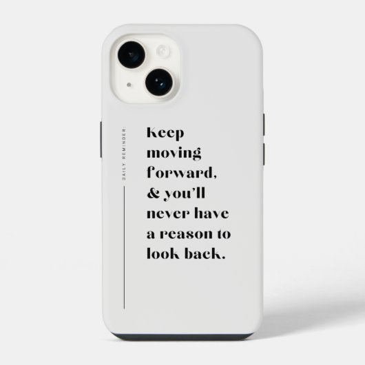 Behalt Vorwärts-Inspiration iPhone Hülle (Rückseite)