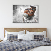 Behalt Walking Leinwanddruck (Insitu (Schlafzimmer))