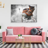 Behalt Walking Leinwanddruck (Insitu (Wohnzimmer))