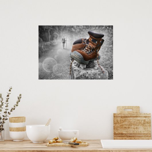 Behalt Walking Poster (Küche)