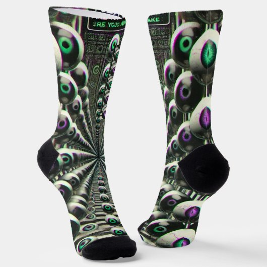 🧦 "Behalt Walking" Weirdcore-Socken 🧦 Socken (Gewinkelt)