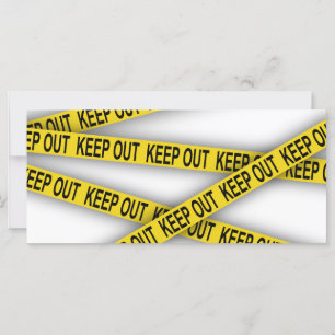 Behalt weg bleibe nicht überschreiten Polizei Band