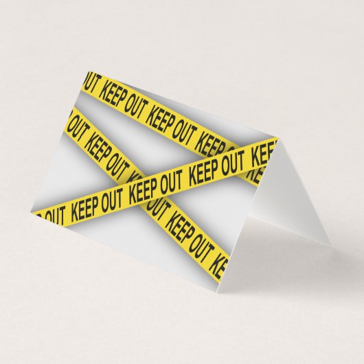 Behalt weg bleibe nicht überschreiten Polizei Band (Vorderseite)