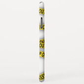 Behalt weg bleibe nicht überschreiten Polizei Band Case-Mate iPhone Hülle (Hinten/Rechts)