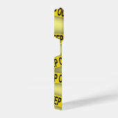 Behalt weg bleibe nicht überschreiten Polizei Band iPhone Hülle (Rechte Seite)