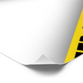 Behalt weg bleibe nicht überschreiten Polizei Band Poster (Ecke)