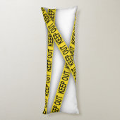 Behalt weg bleibe nicht überschreiten Polizei Band Seitenschläferkissen (Rückseite (Vertikal))