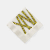 Behalt weg bleibe nicht überschreiten Polizei Band Serviette (Ecke)