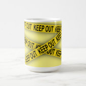 Behalt weg bleibe nicht überschreiten Polizei Band Verwandlungstasse (Zentrum)