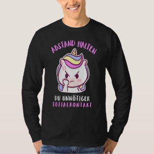 Behalt weg von unnötigen sozialen Kontakten T-Shirt