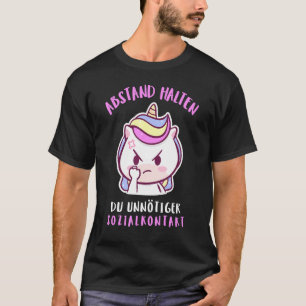 Behalt weg von unnötigen sozialen Kontakten T-Shirt