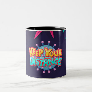 behalt weg zweifarbige tasse
