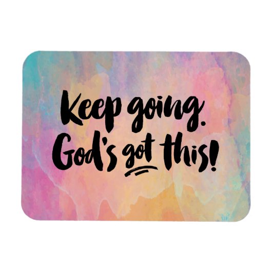 Behalt zu gehen. Das Got Gott! Postkarte Magnet (Horizontal)