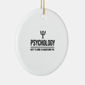 behalt zu reden Ich diagnostiziere dich Keramik Ornament (Rechts)