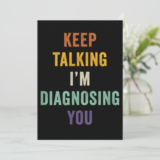 Behalt zu sprechen, ich diagnostiziere dich in Psy Save The Date (Stehend Vorderseite)