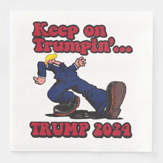 Behalt zu Trump 2024 Serviette (Vorderseite)