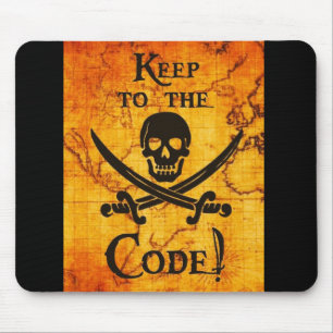 Behalt zum Code! Mousepad