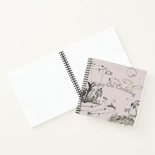 Behalt zum Erstellen eines Sketch-Buches Notizblock (Innenseite)