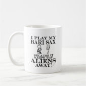 Behalte Außerirdischen Away Bari Sax Kaffeetasse (Links)