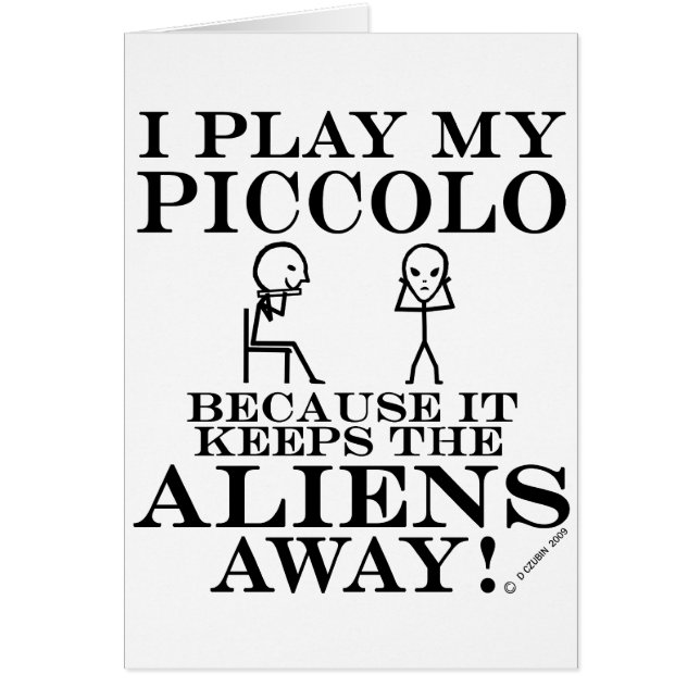 Behalte Außerirdischen Away Piccolo (Vorne)