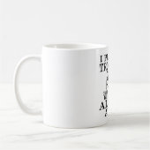 Behalte Außerirdischen weg Kaffeetasse (Links)