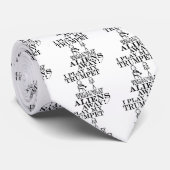 Behalte Außerirdischen weg Trumpet Krawatte (Gerollt)