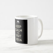 behalte Besuch India Kaffeetasse (VorderseiteRechts)
