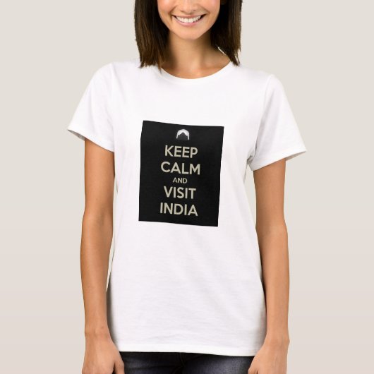 behalte Besuch India T-Shirt (Vorderseite)