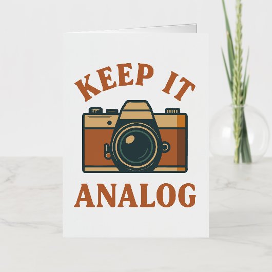 Behalte es analog (Vorderseite)