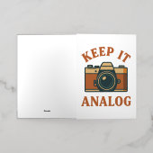 Behalte es analog (Äußere Ablage)