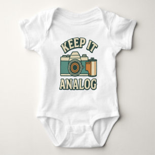 Behalte es analog baby strampler