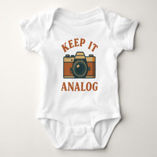 Behalte es analog baby strampler