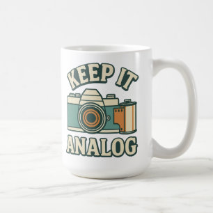 Behalte es analog kaffeetasse