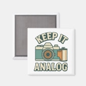 Behalte es analog magnet (Vorderseite/Rückseite)
