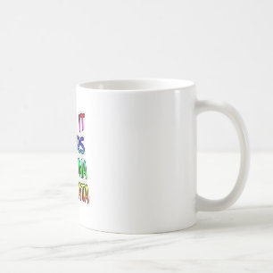 Behalte es dein Hakuna Matata Kunstdruck Kaffeetasse