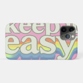 Behalte es einfach Retro-Pride-Typografie-Design Case-Mate iPhone Hülle (Rückseite (Horizontal))