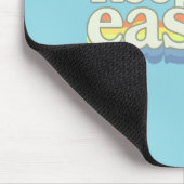 Behalte es einfach Retro Pride-Typografie-Design Mousepad (Ecke)