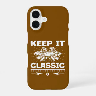 Behalte es klassisch Retro-Gaming-Controller Video iPhone 16 Hülle