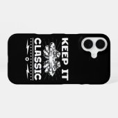 Behalte es klassisch Retro-Gaming-Controller Video iPhone 16 Hülle (Rückseite (Horizontal))