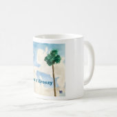 Behalte es luftig kaffeetasse (VorderseiteRechts)