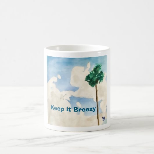 Behalte es luftig kaffeetasse (Mittel)