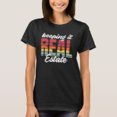 Behalte es Real Anwesen Retro T-Shirt (Vorderseite)