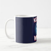 Behalte es seltsam Schädel Kaffeetasse (Links)
