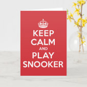 Behalte Grußkarte für Snooker spielen Karte (Gelbe Blume)