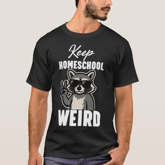Behalte Homeschool seltsam T-Shirt (Vorderseite)