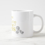 Behalte oder entwirf deine eigene -Tasse riesige K Jumbo-Tasse (Rechts)