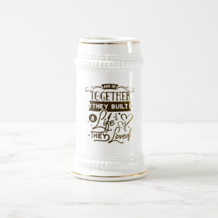 Behalte oder entwirf deinen eigenen - Stein Bierglas