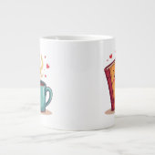 Behalte oder gestalte deine eigene -Jumbo-Tasse Jumbo-Tasse (Vorderseite)